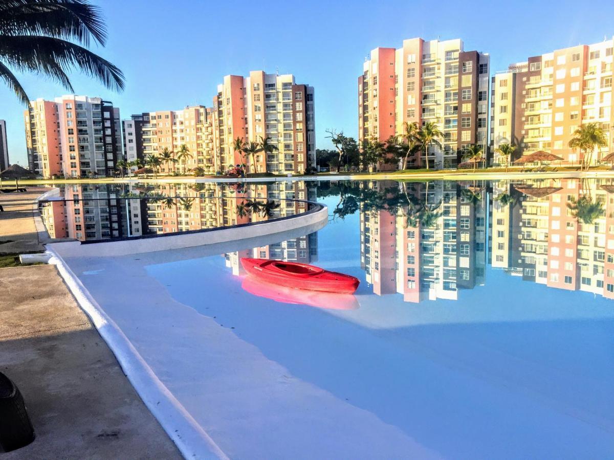 Escape Al Caribe Con Una Vista Impresionante En Pilarita'S Dream Lagoons Cancún Exterior foto